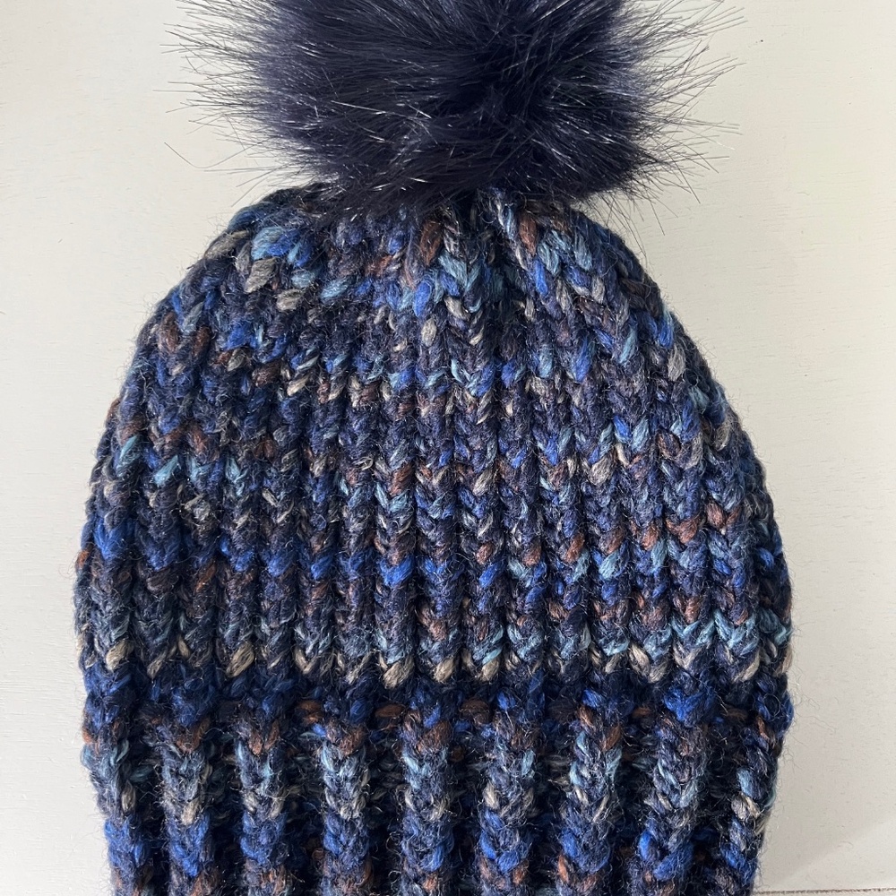 NEW Handmade Knit Baby Hat with PomPom